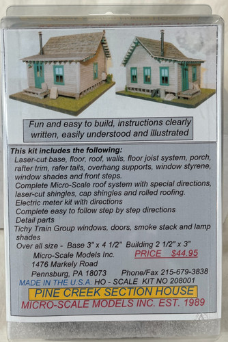 Micro scale models 208001 - micro-scale, ho